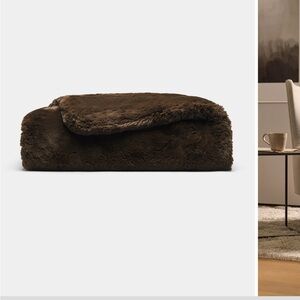 NWT Cozy Earth Espresso Throw Blanket